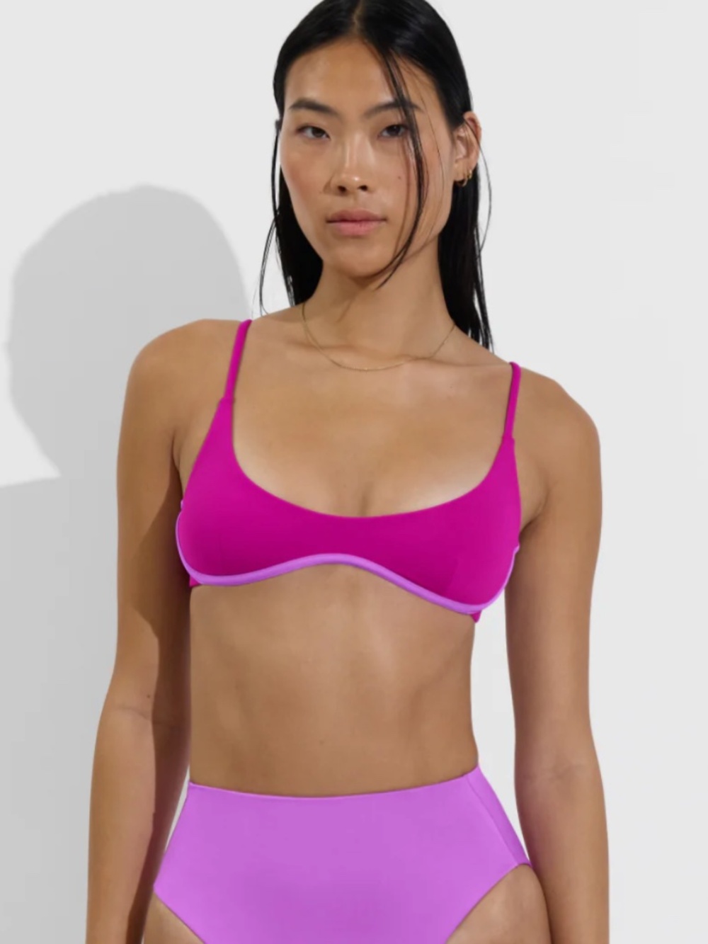 Left On Friday Magenta Swim “Club”Top